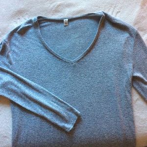 Grey Knit Long-sleeve Shirt